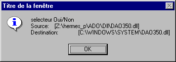 VOCALCOM sous Windows 98SE